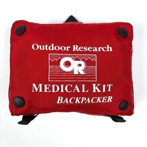 VTG Outdoor Research Packpacker Medical Kit Red Multiple Compartments 80s 90s